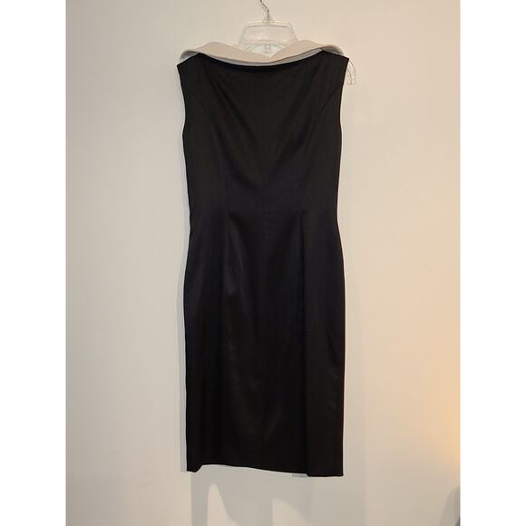 Vintage Evan Picone Black White dress - 2 petite / 2P - Picture 5 of 5